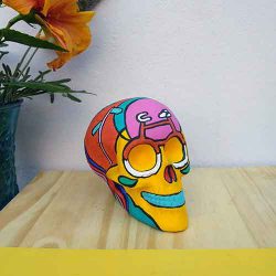 calavera pintada a mano