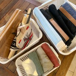 canasto plastico calado