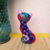 gato de yeso artistico