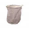Canasto de tela rayado