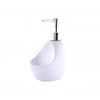 Dispenser de detergente de ceramica blanco