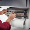 porta rollo cocina de acero leifheit 3 en 1