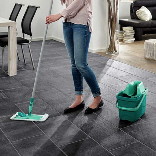 Set Balde Mopa Plana Leifheit Combi Clean