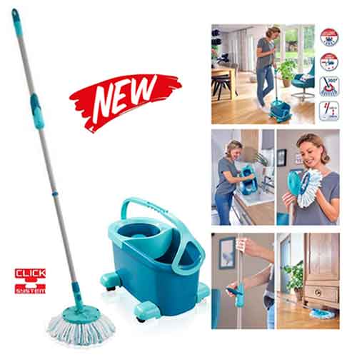 Set Balde Mopa clean Twist Mobile Leifheit - Bazar y Deco Online