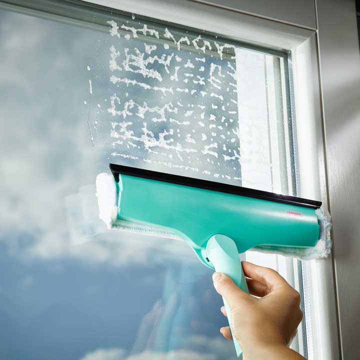 Limpiador de ventanas mango extensible