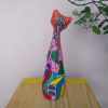 gato de yeso pintado a mano