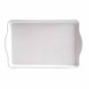Bandeja melamina blanca
