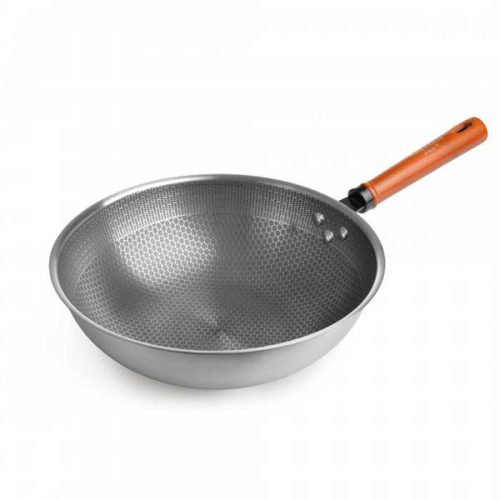 Wok/Sartén acero inoxidable 32cm