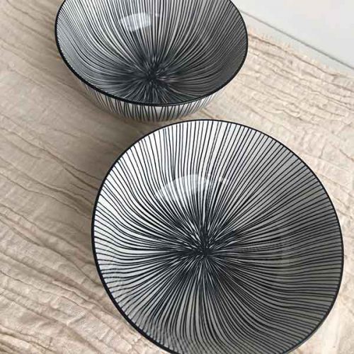 Bowl Porcelana Stripes diámetro 15cm