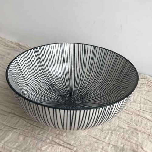Bowl Porcelana Stripes diámetro 20cm