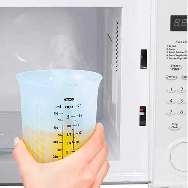 Vaso Medidor Oxo Jarra Silicona Apta Microondas Lavavajillas