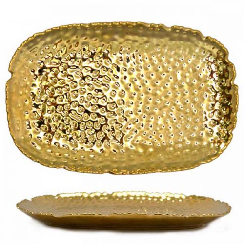 Fuente de vidrio Gold