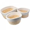 Set x3 canastos Paja y Cuerda