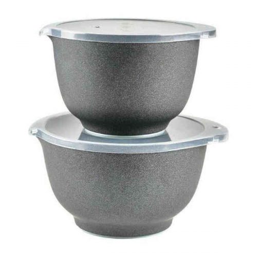 Set de 2 Bowls Margrethe con tapa Negro - Rosti