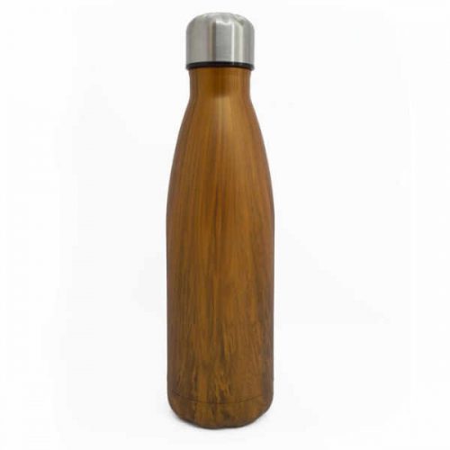 Botella acero inoxidable wood 500ml