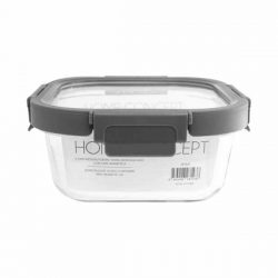 Contenedor de vidrio hermético 0.8L Home Concept