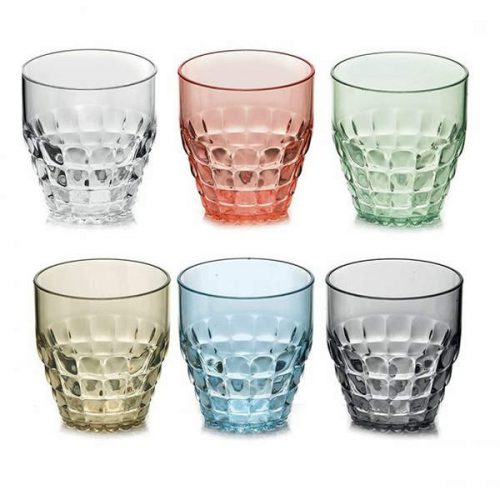 Set x 6 vasos bajos tiffany colour