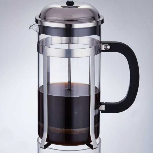 cafetera de acero french press