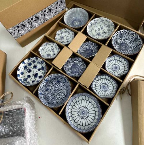 set x12 bowls de ceramica