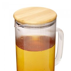Alternative view deJarra Tropical de vidrio con tapa de bamboo 1.5L